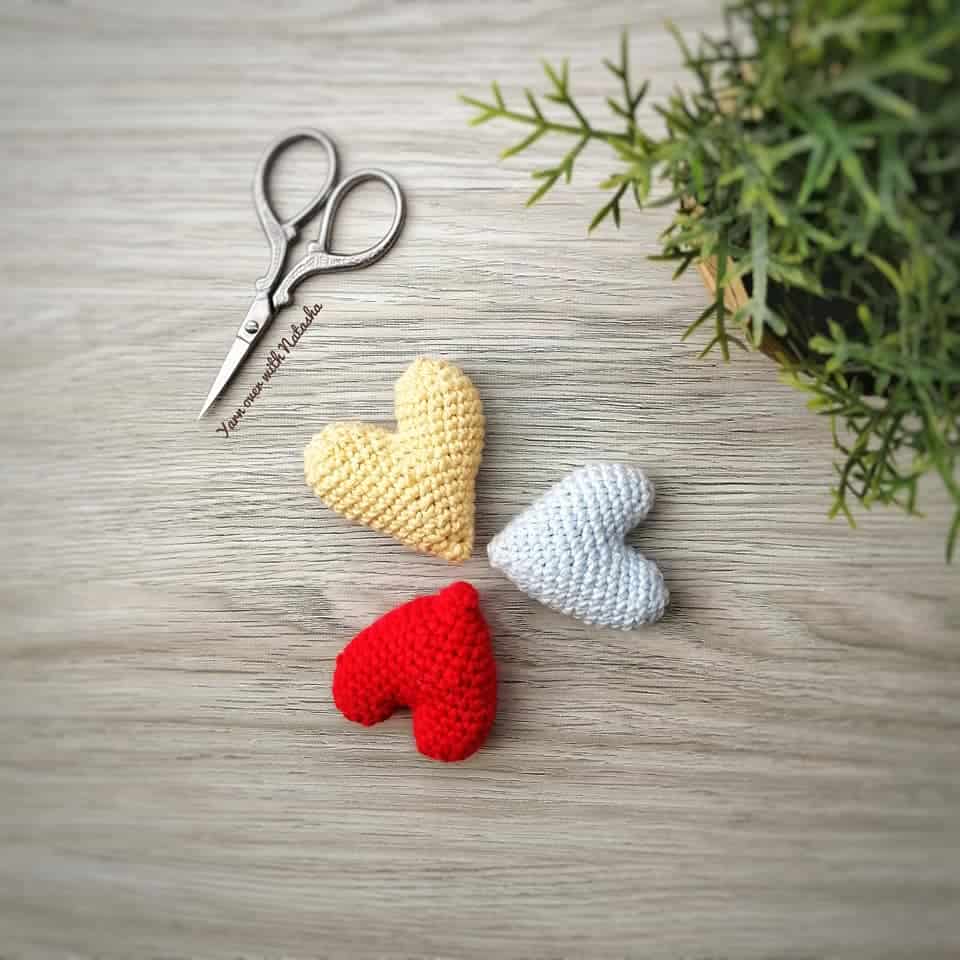 easy to crochet free crochet heart pattern free crochet heart pattern