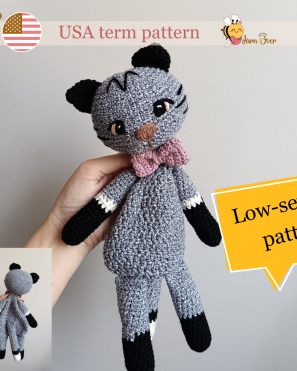 Cat cuddle me - Pattern
