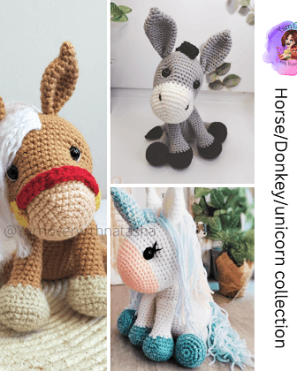 Donkey/Horse/Unicorn collection- Pattern