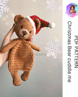 Christmas bear cuddle me- Pattern