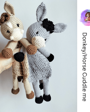 Horse/ Donkey cuddle me collection - Patterns