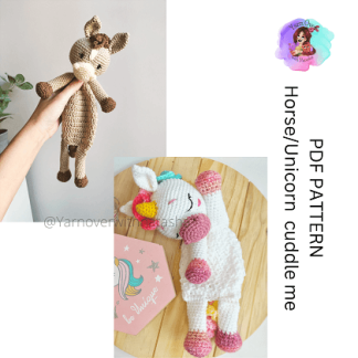 Unicorn/ Horse cuddle me collection - Patterns