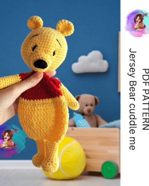 Jersey Bear cuddle me - Pattern