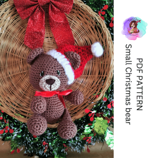 Small Christmas bear- Pattern