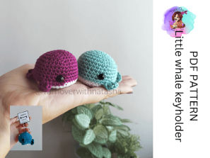 No-sew pocket whale Pattern