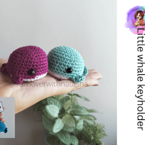 No-sew pocket whale Pattern