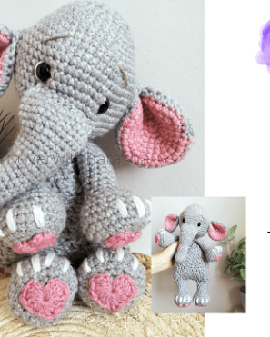 Elephant cuddle me - PATTERN