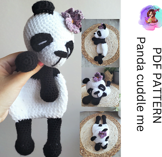 Panda cuddle me pattern
