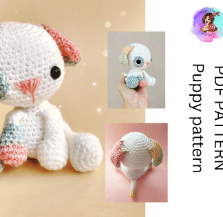 Puppy crochet amigurumi pattern