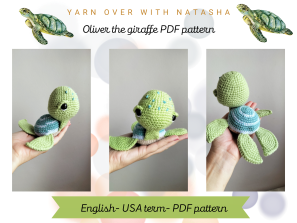 Oliver sea turtle- PATTERN