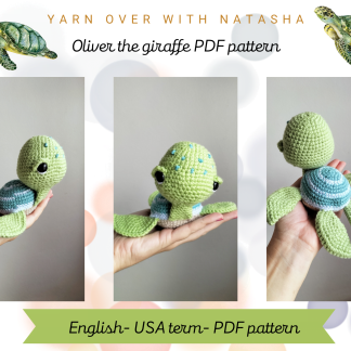 Oliver sea turtle- PATTERN