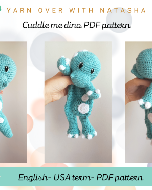 Cuddle me dinosaur - PATTERN