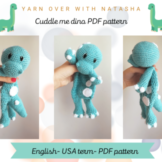 Cuddle me dinosaur - PATTERN