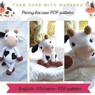 Crochet cow pattern - Penny