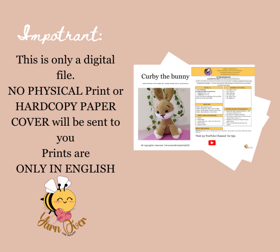 Curby the Bunny - PDF Pattern - Image 5