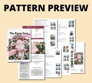 The farm cow- PDF pattern