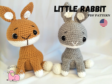 Crochet Bunny Pattern - DIY Amigurumi Toy Tutorial and Rabbit Pattern