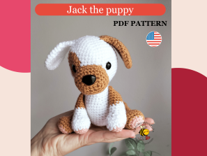Jack the puppy- Crochet pattern