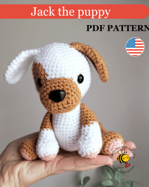 Jack the puppy- Crochet pattern