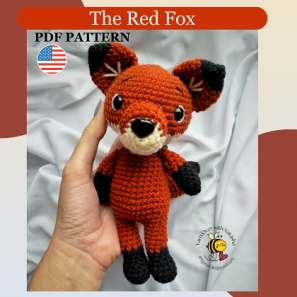The red fox - crochet pattern