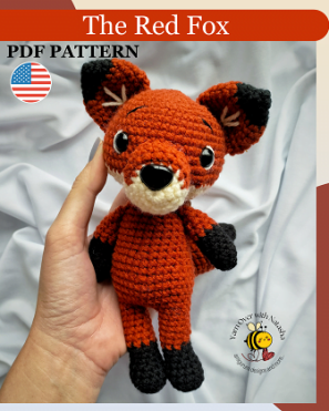 The red fox - crochet pattern