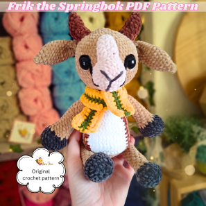 cute springbok pattern