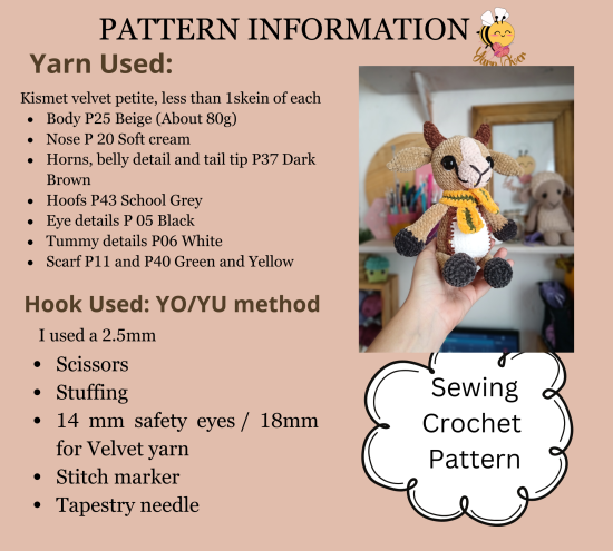 Frik the Springbok - PDF pattern only - Image 3