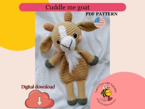 Cuddle me goat- Crochet Pattern