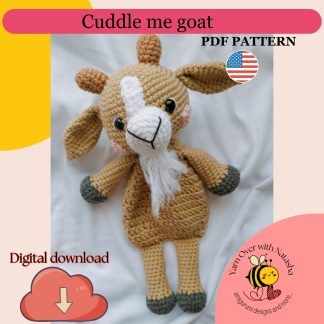 Cuddle me goat- Crochet Pattern
