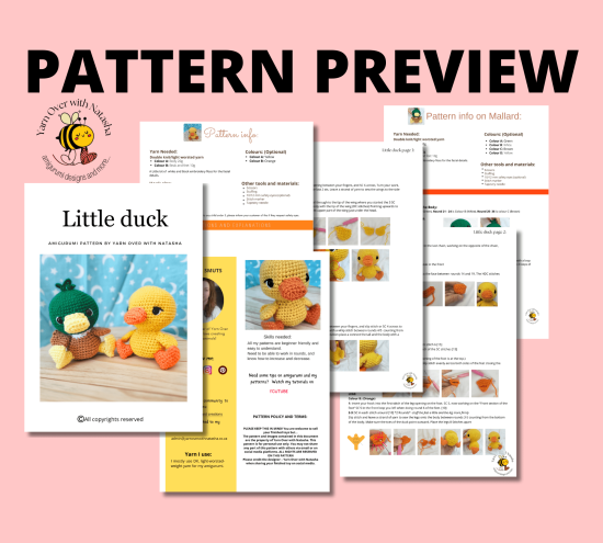 Little duck - PDF PATTERN - Image 2