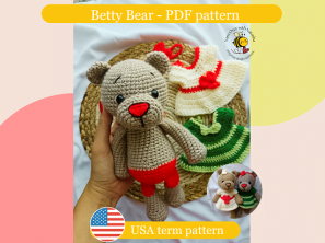 Betty Bear – Crochet pattern