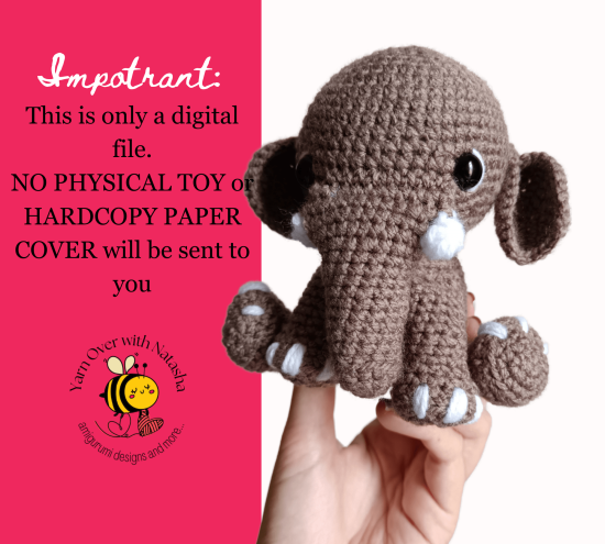 Crochet elephant PDF Pattern - Image 2