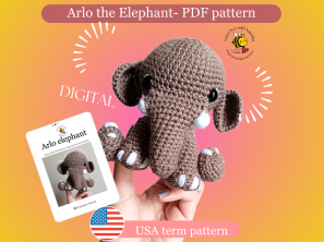 Crochet elephant PDF Pattern