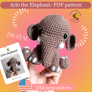 Crochet elephant PDF Pattern