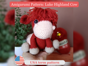 Luke the highland =cow - PDF Pattern