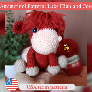 Luke the highland =cow - PDF Pattern
