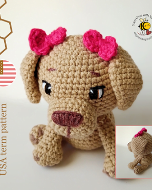 Abby the Labrador- crochet dog pattern