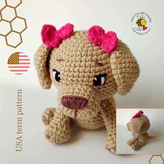 Abby the Labrador-  crochet dog pattern