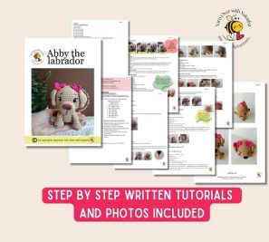 Abby the Labrador-  crochet dog pattern