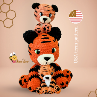 crochet pattern for a tiger