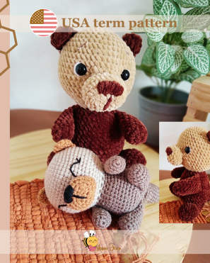 Cute amigurumi otter crochet pattern