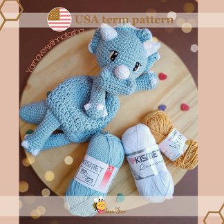 Triceratops cuddle me pattern