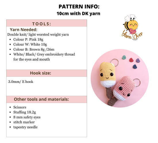 Crochet Ice cream keyholder pattern - Image 2