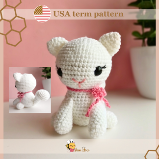 Rose the Kitten- Crochet pattern