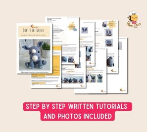 Burtey the Rhino- PDF Pattern