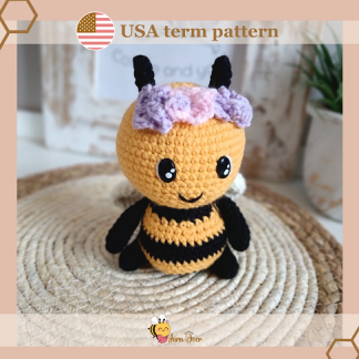 Crochet bee- PDF pattern