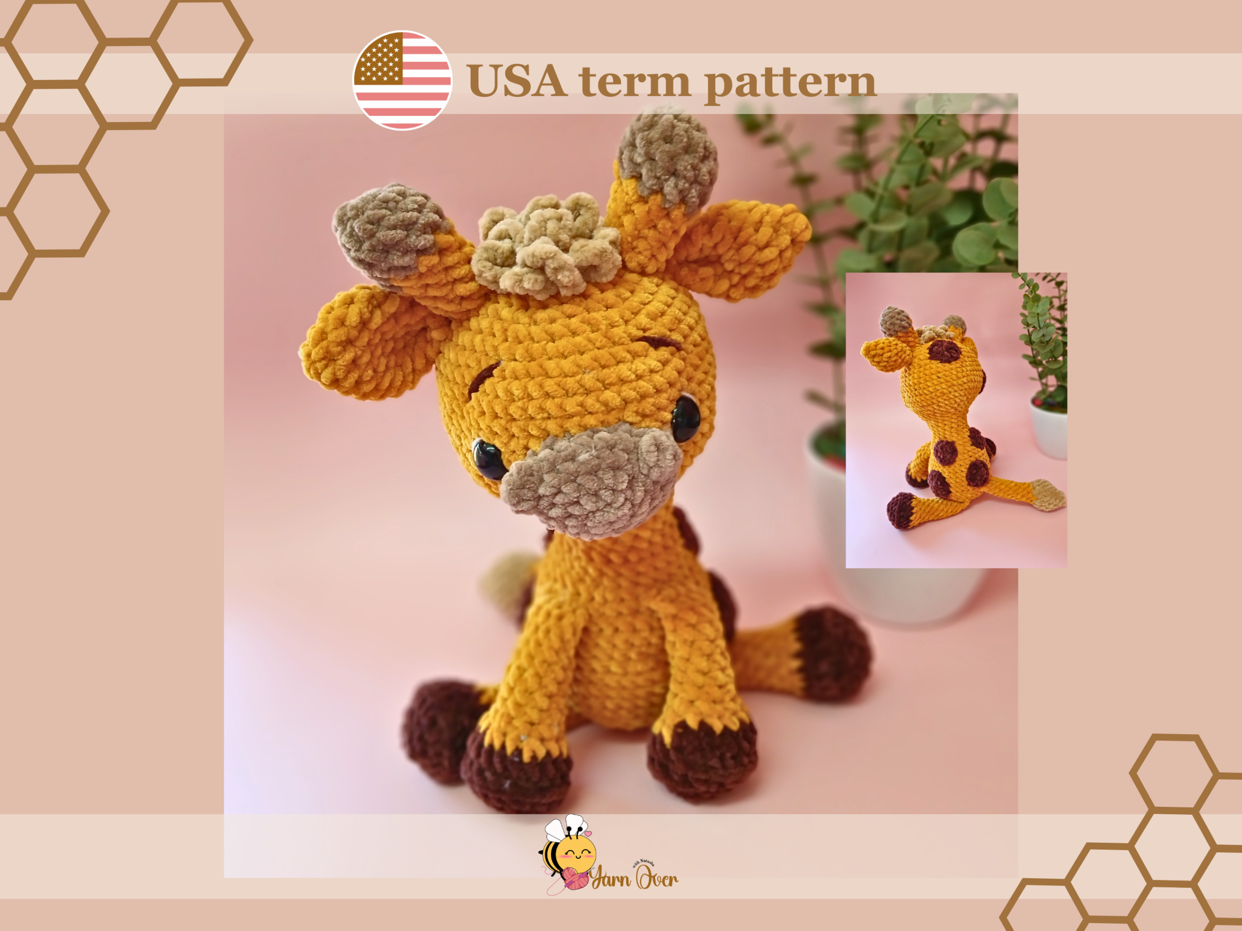 Crochet giraffe pattern