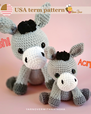Muffin the Donkey- PDF pattern