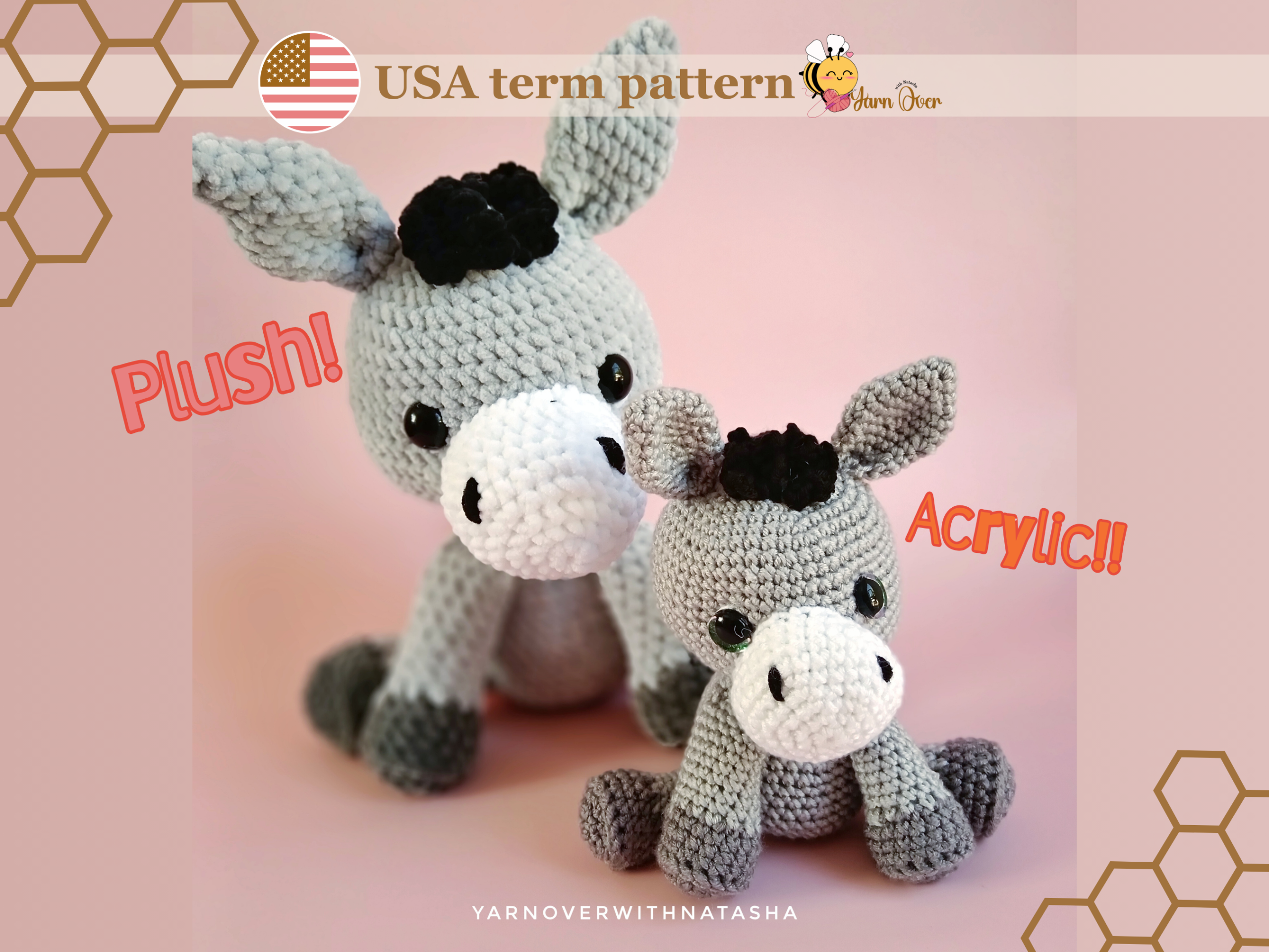 Muffin the Donkey- PDF pattern