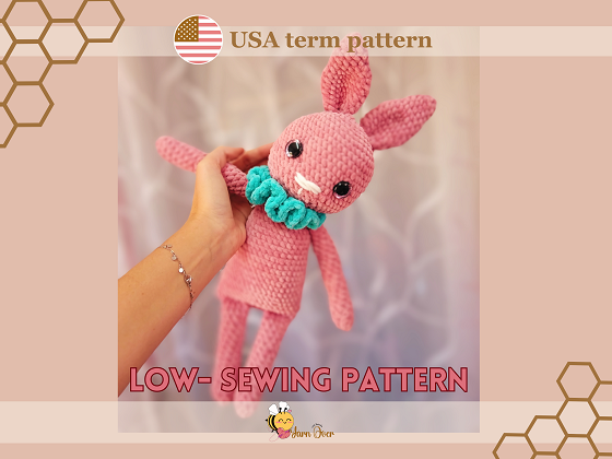 How to crochet a ragdoll bunny pattern